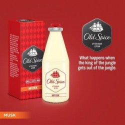 OLD SPICE MUSK SHAVE LOTION...