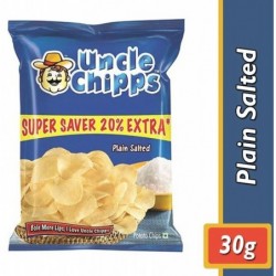 UNCLE CHIPPS PLAIN SALTED 30G