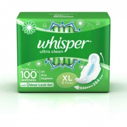 WHISPERS ULTRA CLEAN XL 8PADS