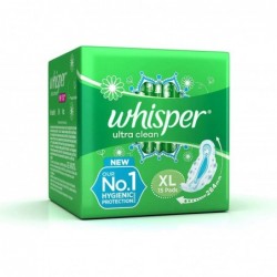 WHISPERS ULTRA CLEAN XL15PADS