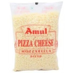 AMUL DICED PIZZA CHEESE  1KG