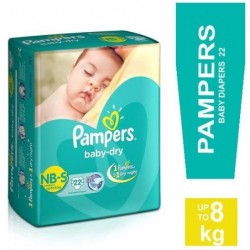 PAMPERS BABY DRY NB-S 22
