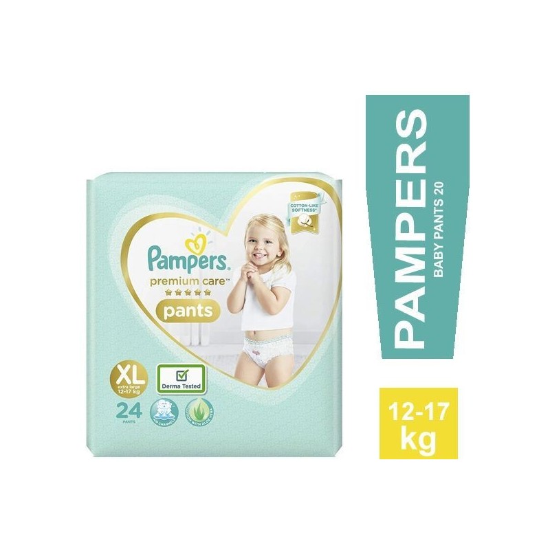 Pampers Premium Care Diaper Pants XL 1217 kg 36 pieces Price  Buy  Online at 956 in India