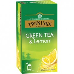 TWININGS GREEN TEA LEMON 25 N