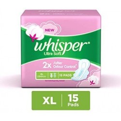 WHISPER ULTRA SOFT XL+15PADS
